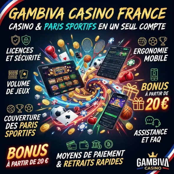 Gambiva Casino France – Casino en ligne et paris sportifs