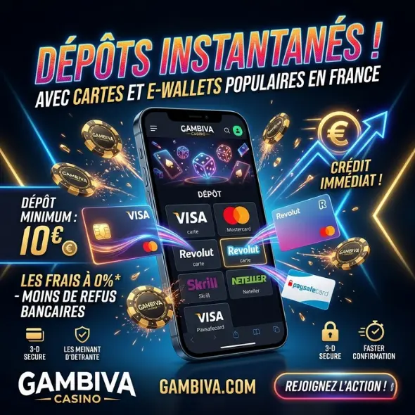 Cards and E-Wallets for Instant Deposits